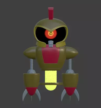 Martian robot 3D model