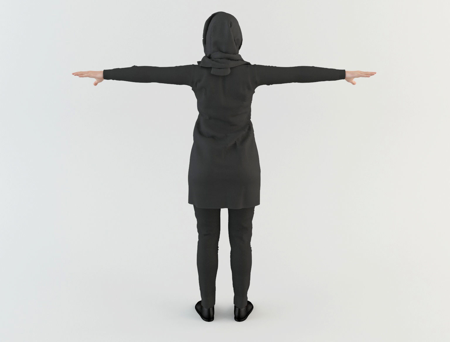 Arab Woman 3 3D model_2