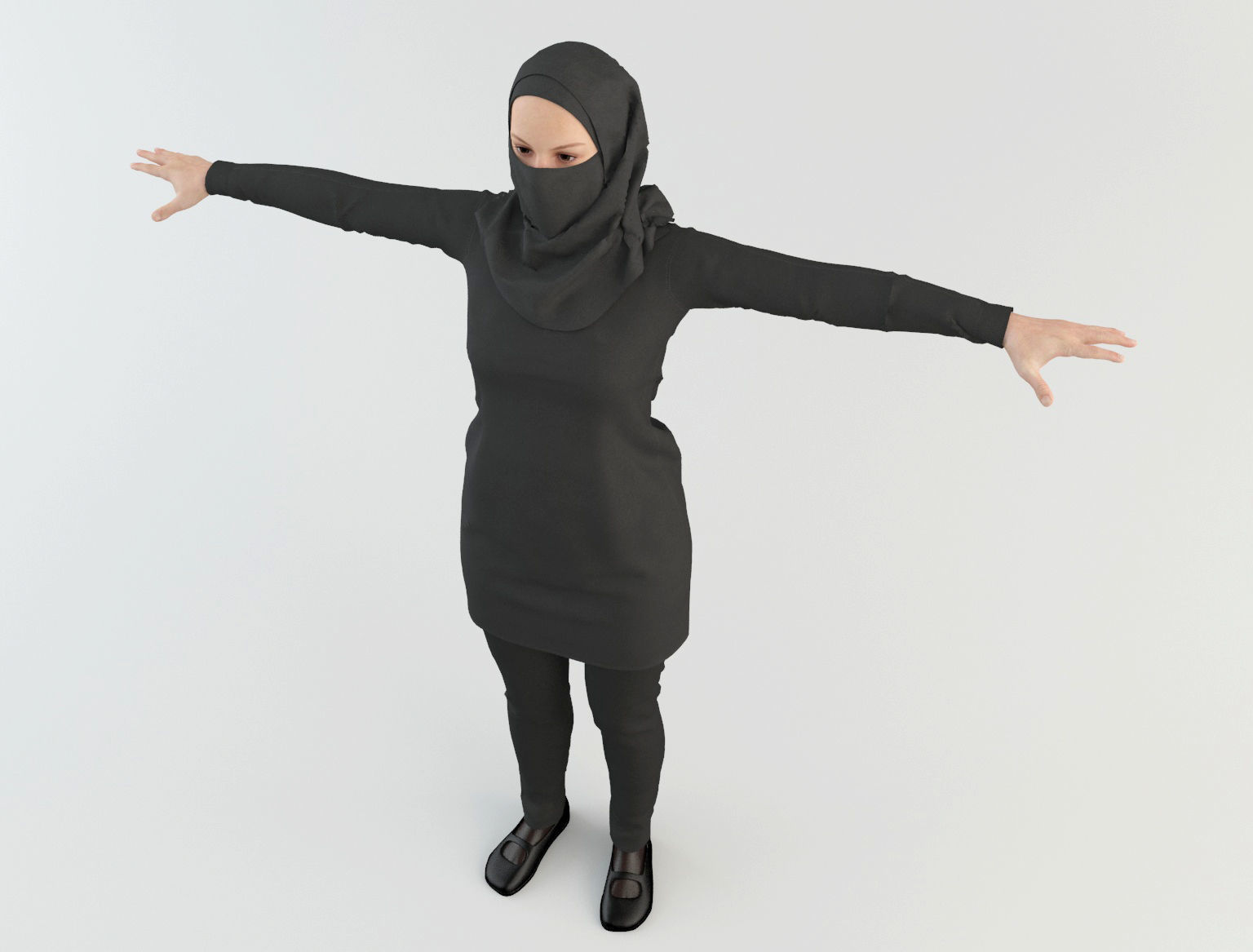 Arab Woman 3 3D model_5