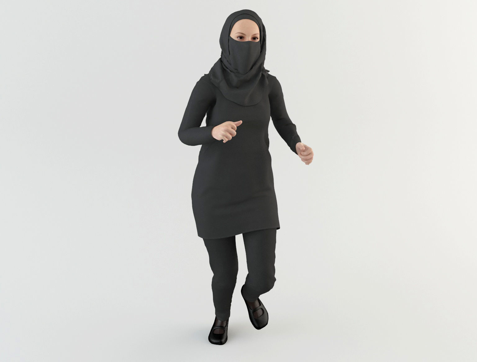Arab Woman 3 3D model_11