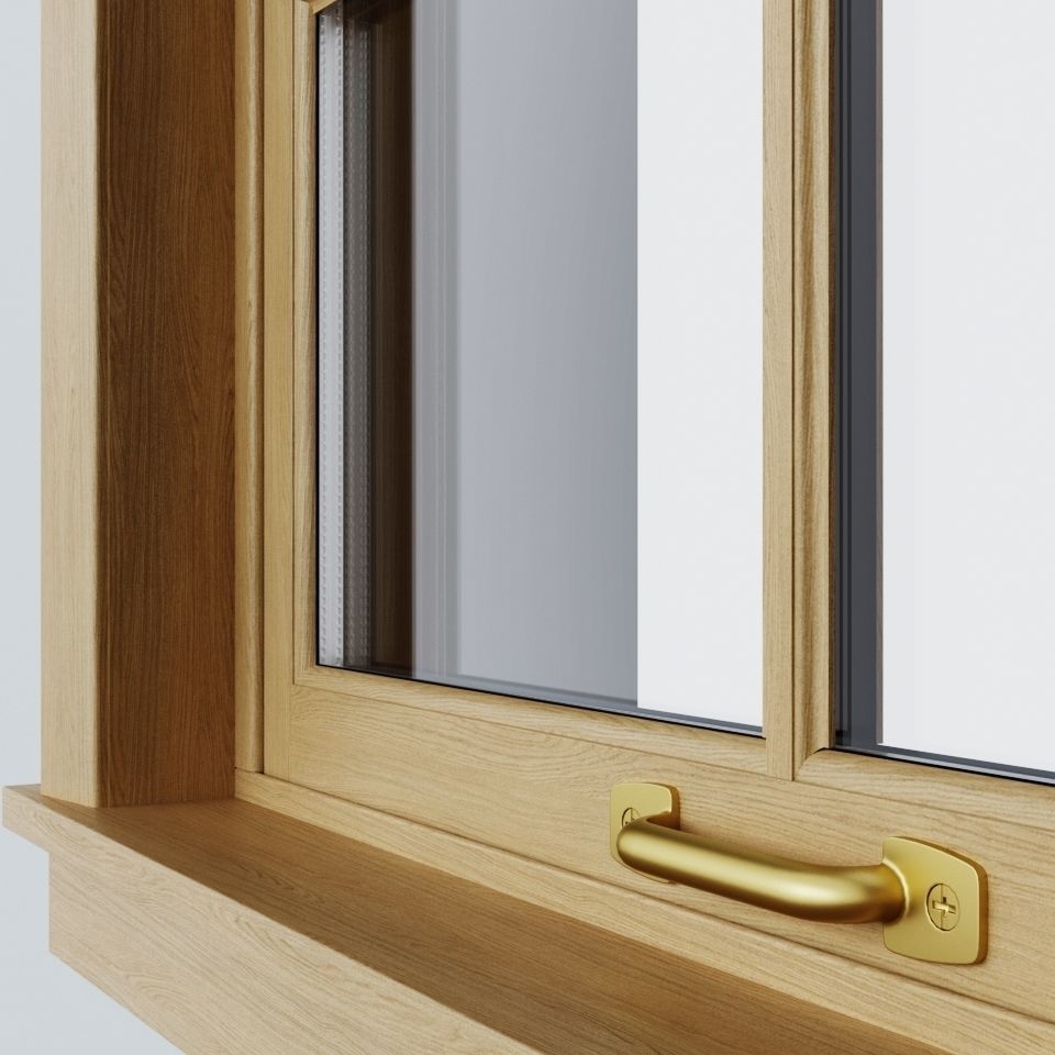 Double Hung-Sliding Sash Windows 3D model_2