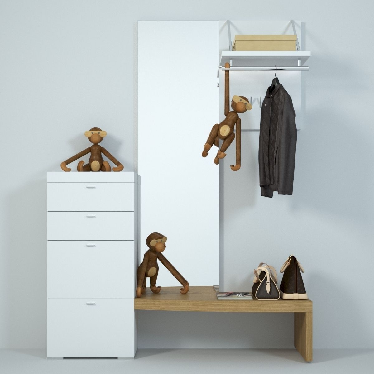 HULSTA Encado II Hallway 3D model_3