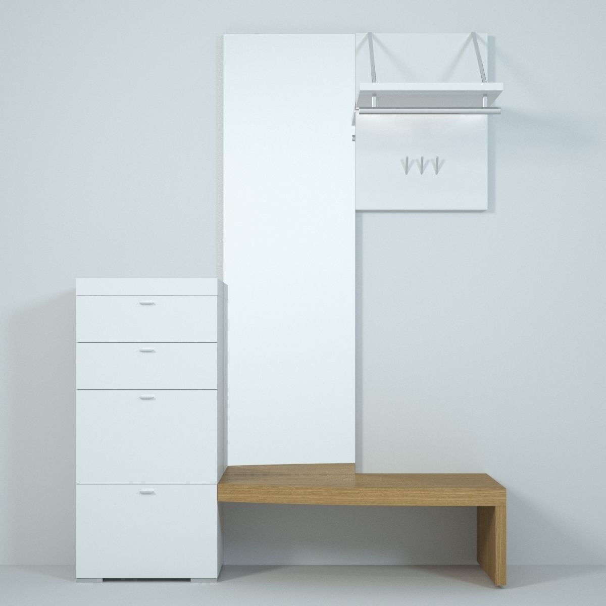 HULSTA Encado II Hallway 3D model_2