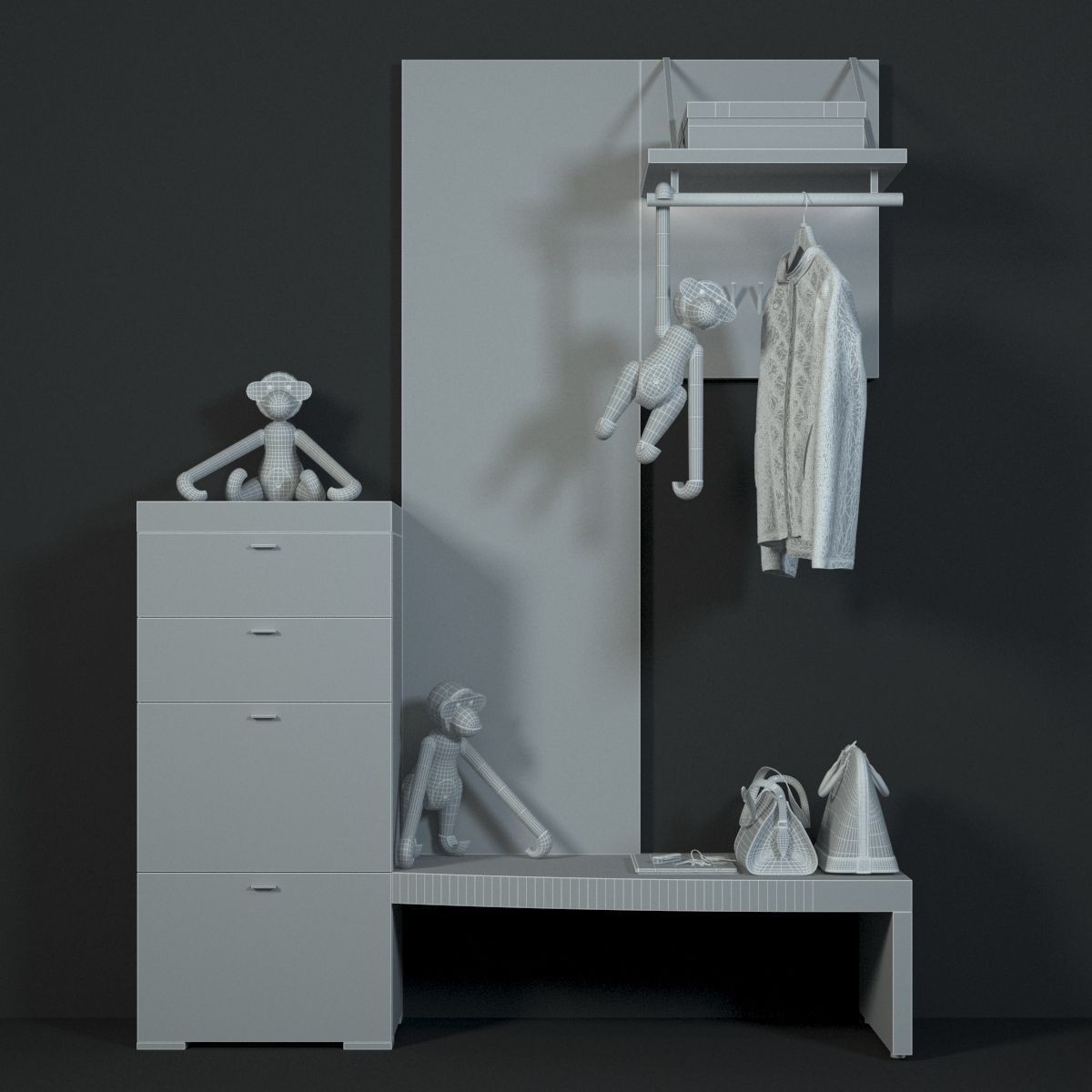 HULSTA Encado II Hallway 3D model_11