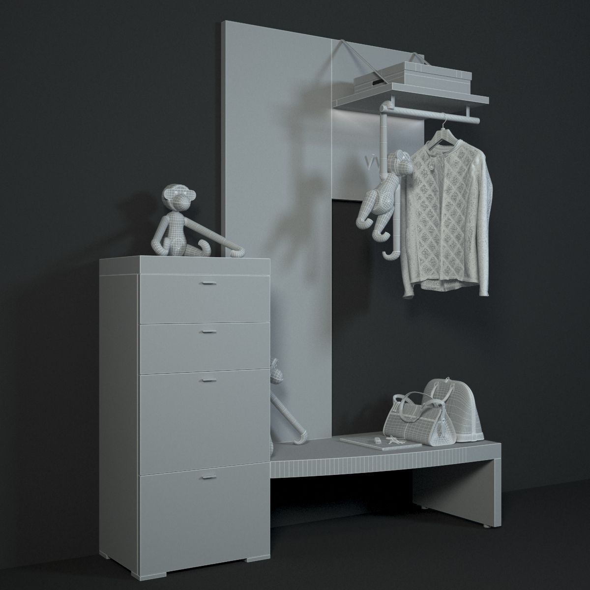 HULSTA Encado II Hallway 3D model_12