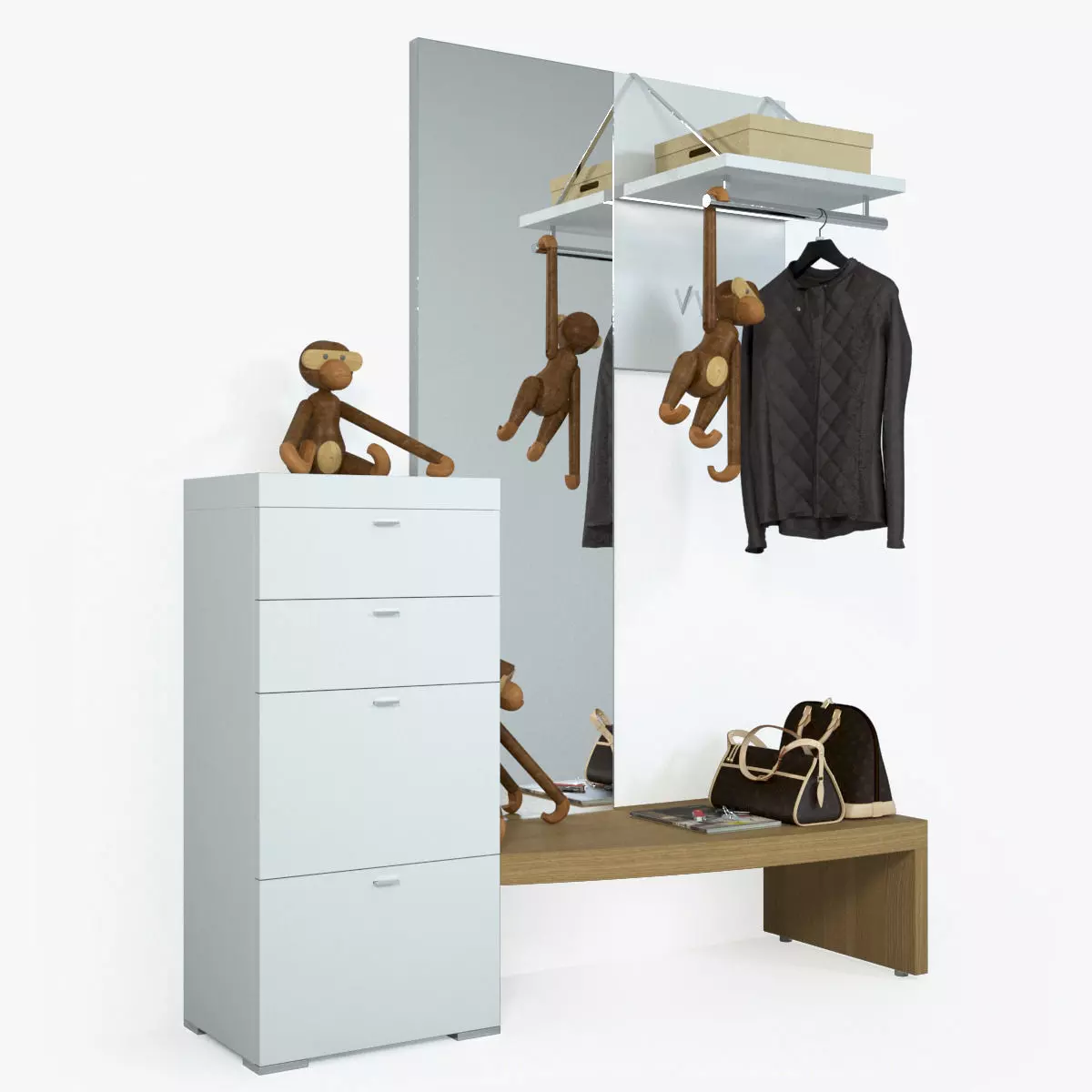 HULSTA Encado II Hallway 3D model_0