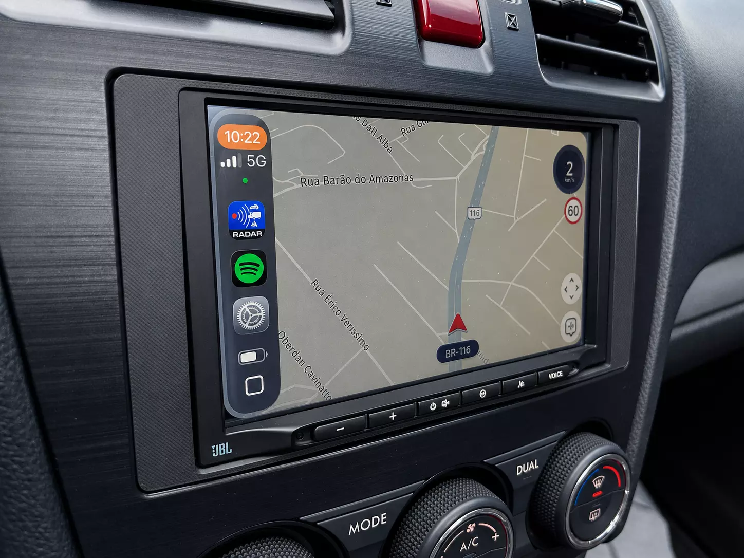 Subaru Forester SJ 2DIN Radio Dashboard Bezel Adapter 3D print model