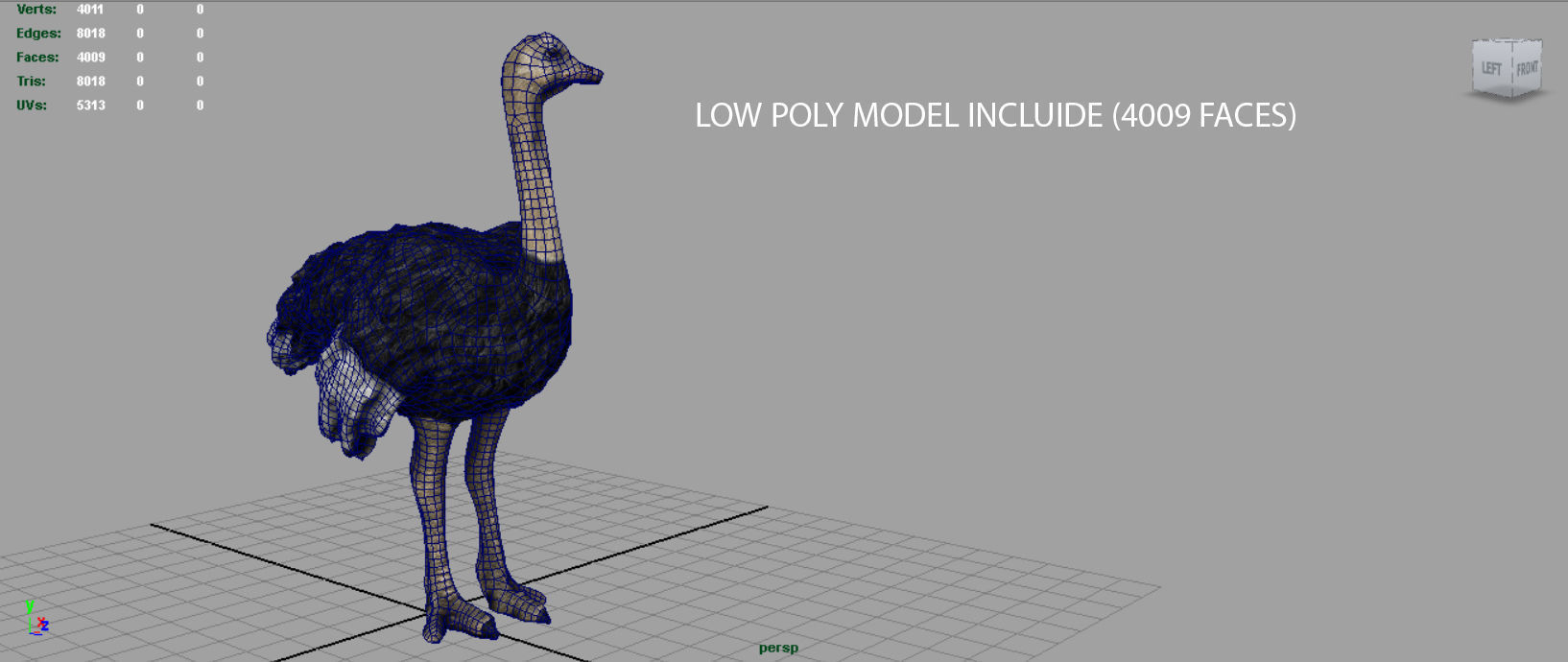 WILD AFRICA PACK Low-poly 3D model_43