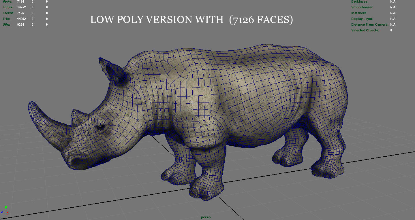 WILD AFRICA PACK Low-poly 3D model_48