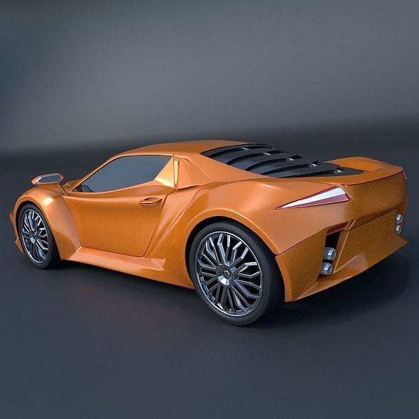 Nexeno coupe concept 3D model_4