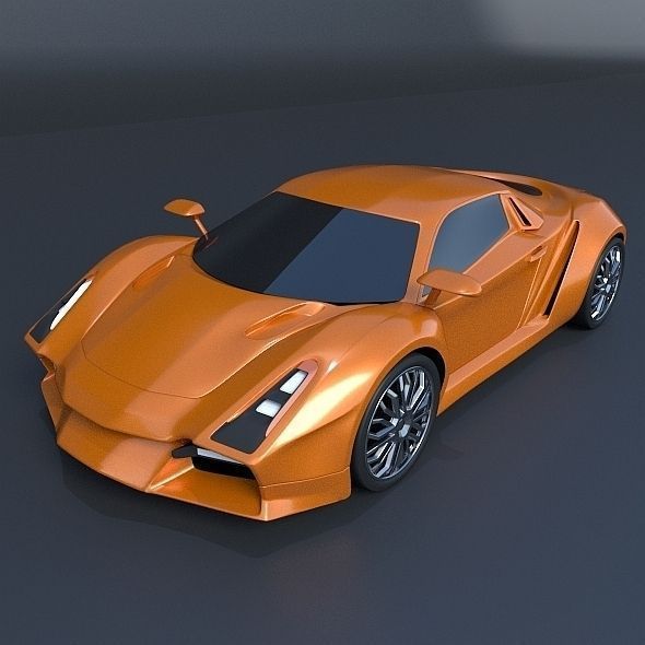 Nexeno coupe concept 3D model_2