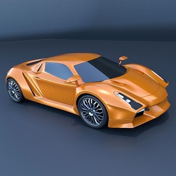 Nexeno coupe concept 3D model_5