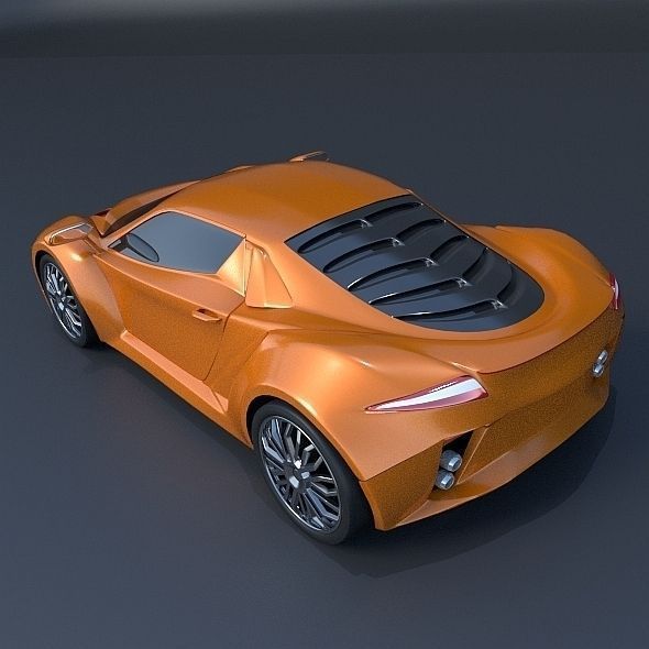 Nexeno coupe concept 3D model_3