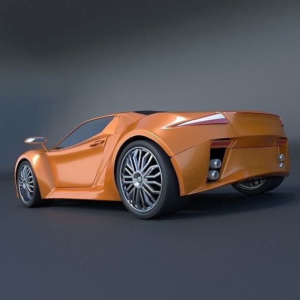 Nexeno coupe concept 3D model_7