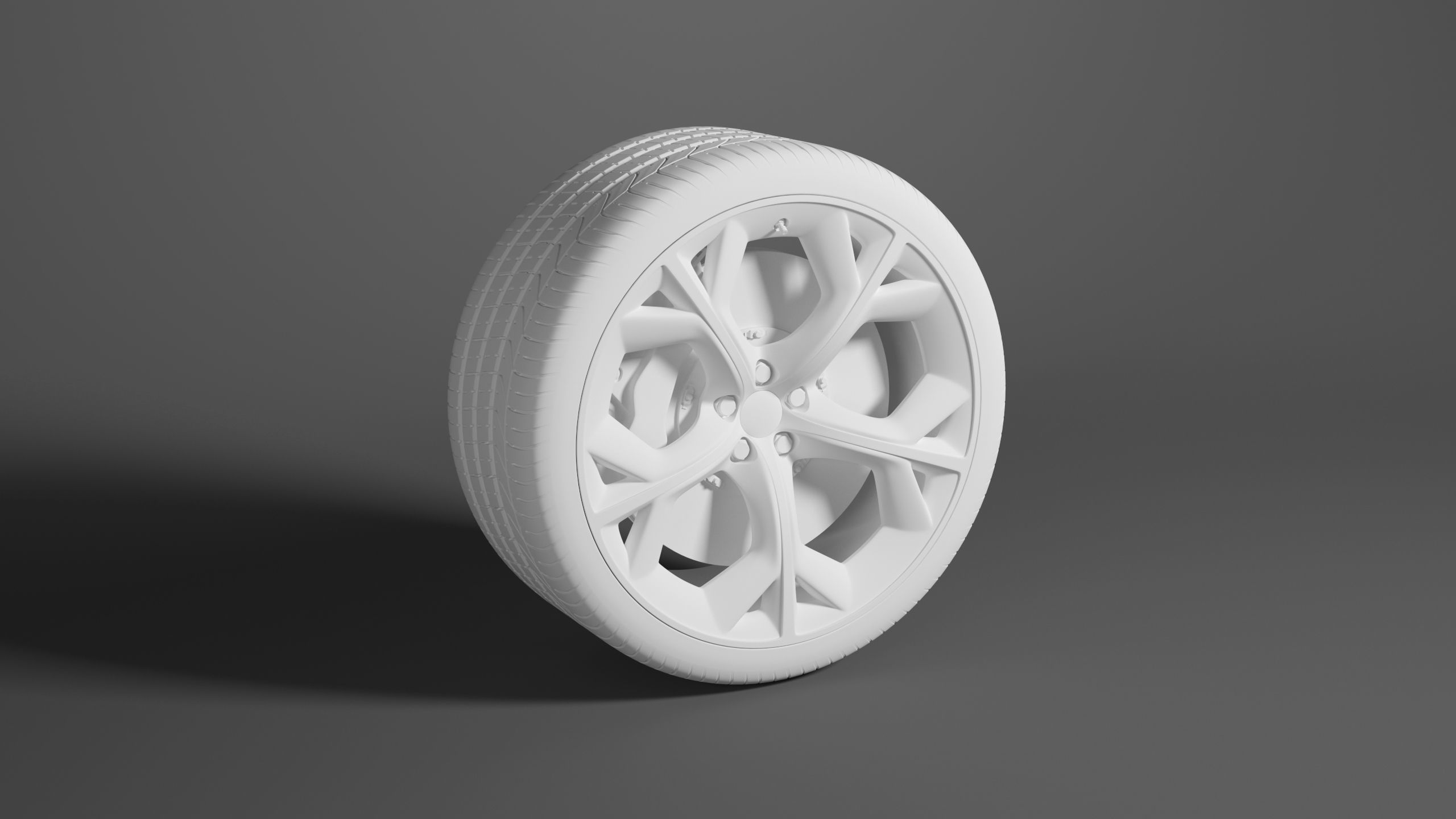 Jaguar F-Type R Wheel Free 3D model_9