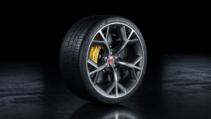 Jaguar F-Type R Wheel Free 3D model