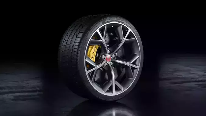 Jaguar F-Type R Wheel Free 3D model