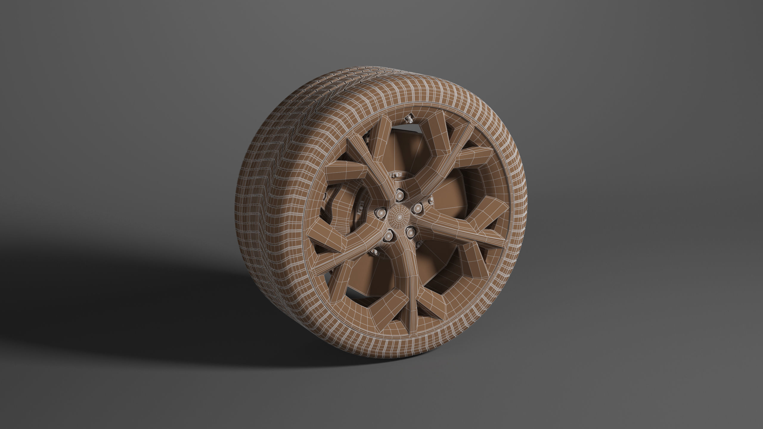 Jaguar F-Type R Wheel Free 3D model_11