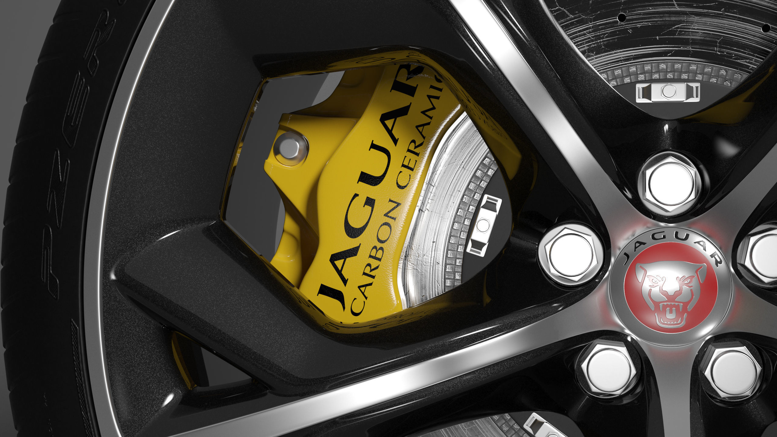 Jaguar F-Type R Wheel Free 3D model_13