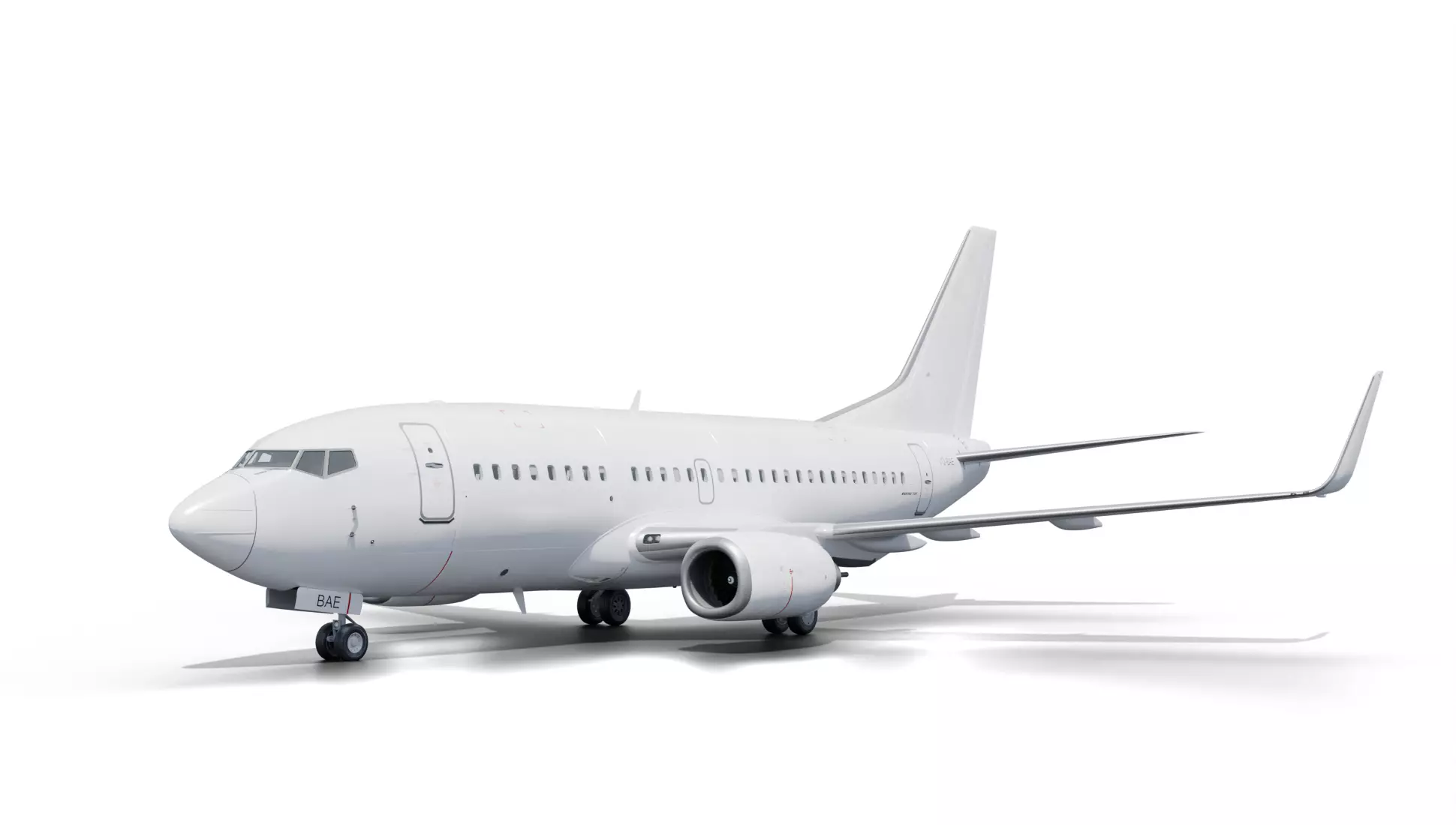 Boeing 737 Realistic Jet Airliner Plane 3D model