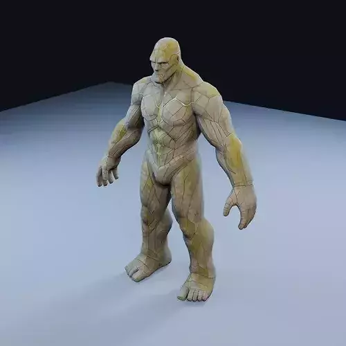 Worldroot Colossus Low Poly PBR Game Asset