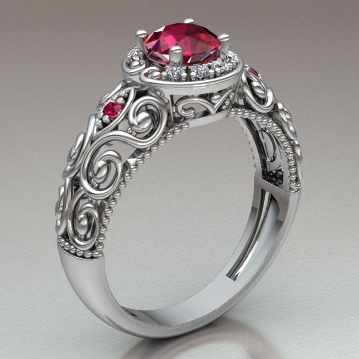 Jewelry Ring Women 3D print model_1