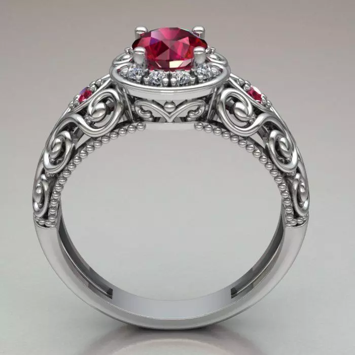 Jewelry Ring Women 3D print model_0