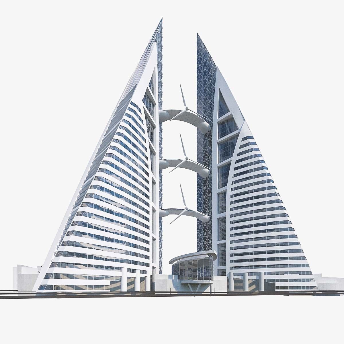 World Famous Buildings Collection - 12 Pack Low-poly 3D model_17