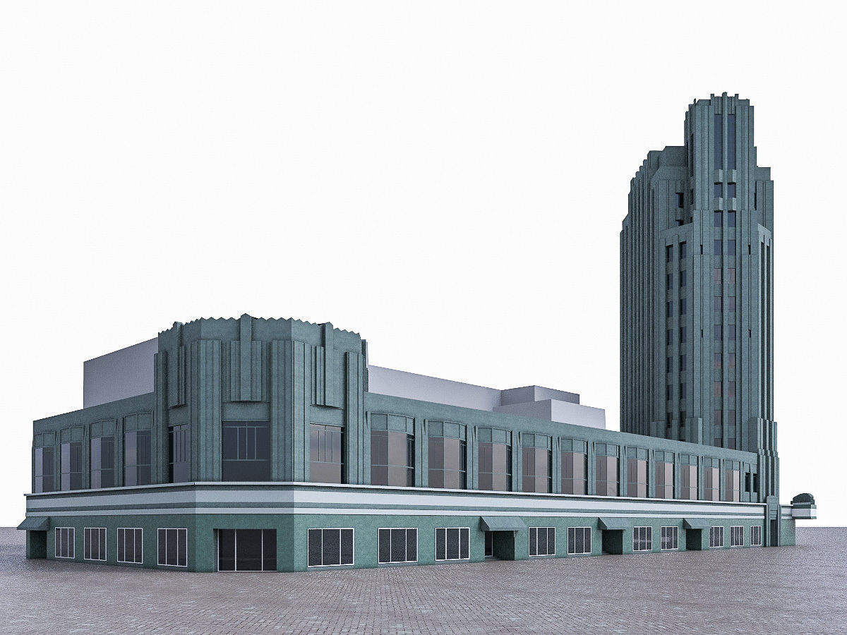 World Famous Buildings Collection - 12 Pack Low-poly 3D model_121