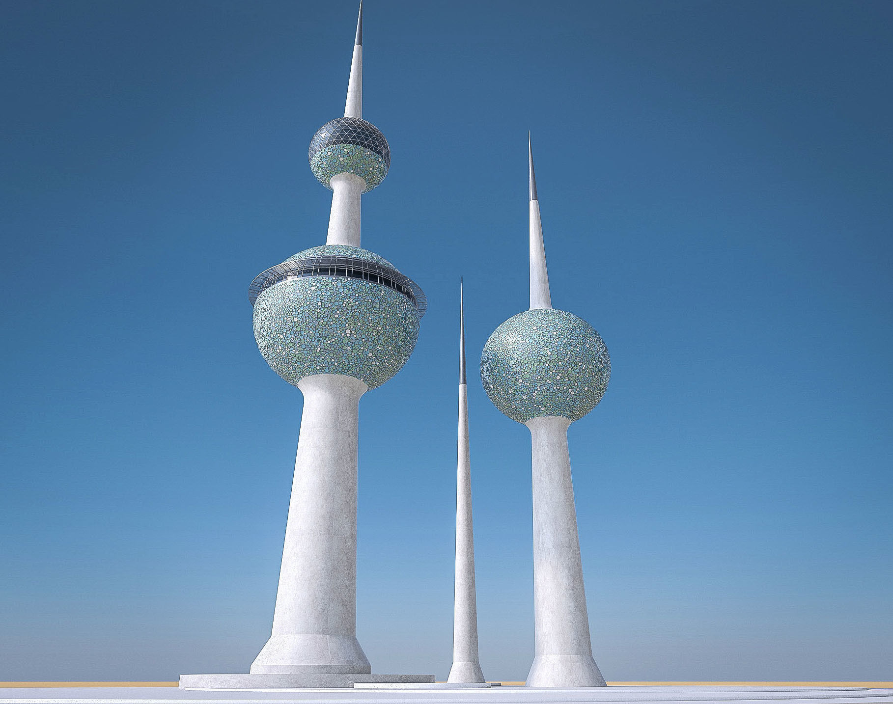 World Famous Buildings Collection - 12 Pack Low-poly 3D model_48