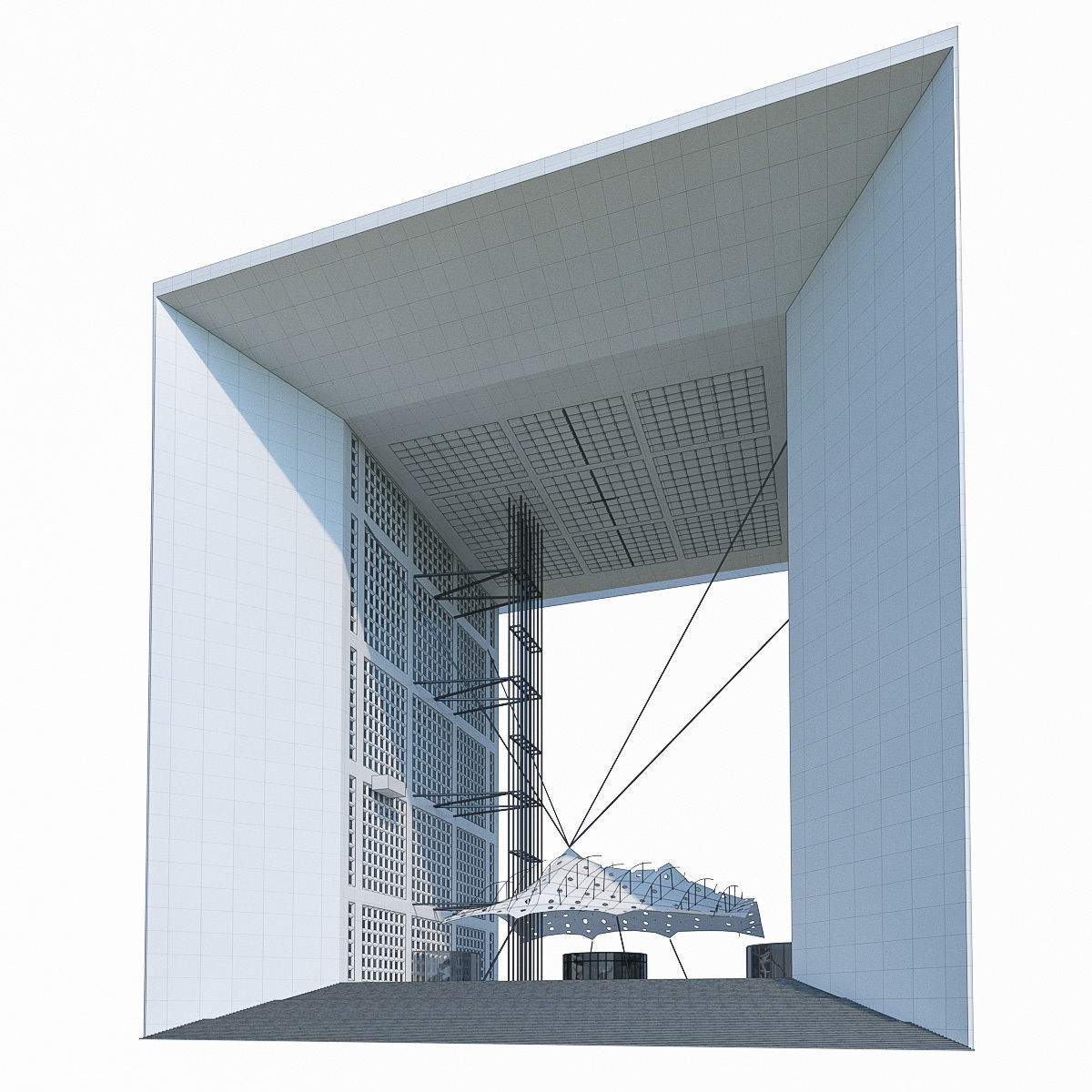 World Famous Buildings Collection - 12 Pack Low-poly 3D model_73