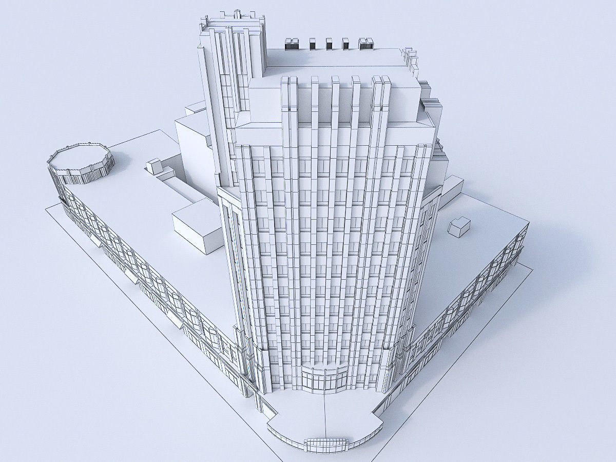 World Famous Buildings Collection - 12 Pack Low-poly 3D model_119