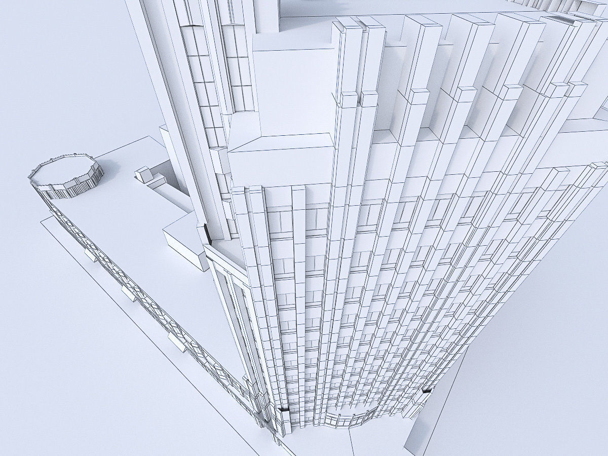 World Famous Buildings Collection - 12 Pack Low-poly 3D model_130