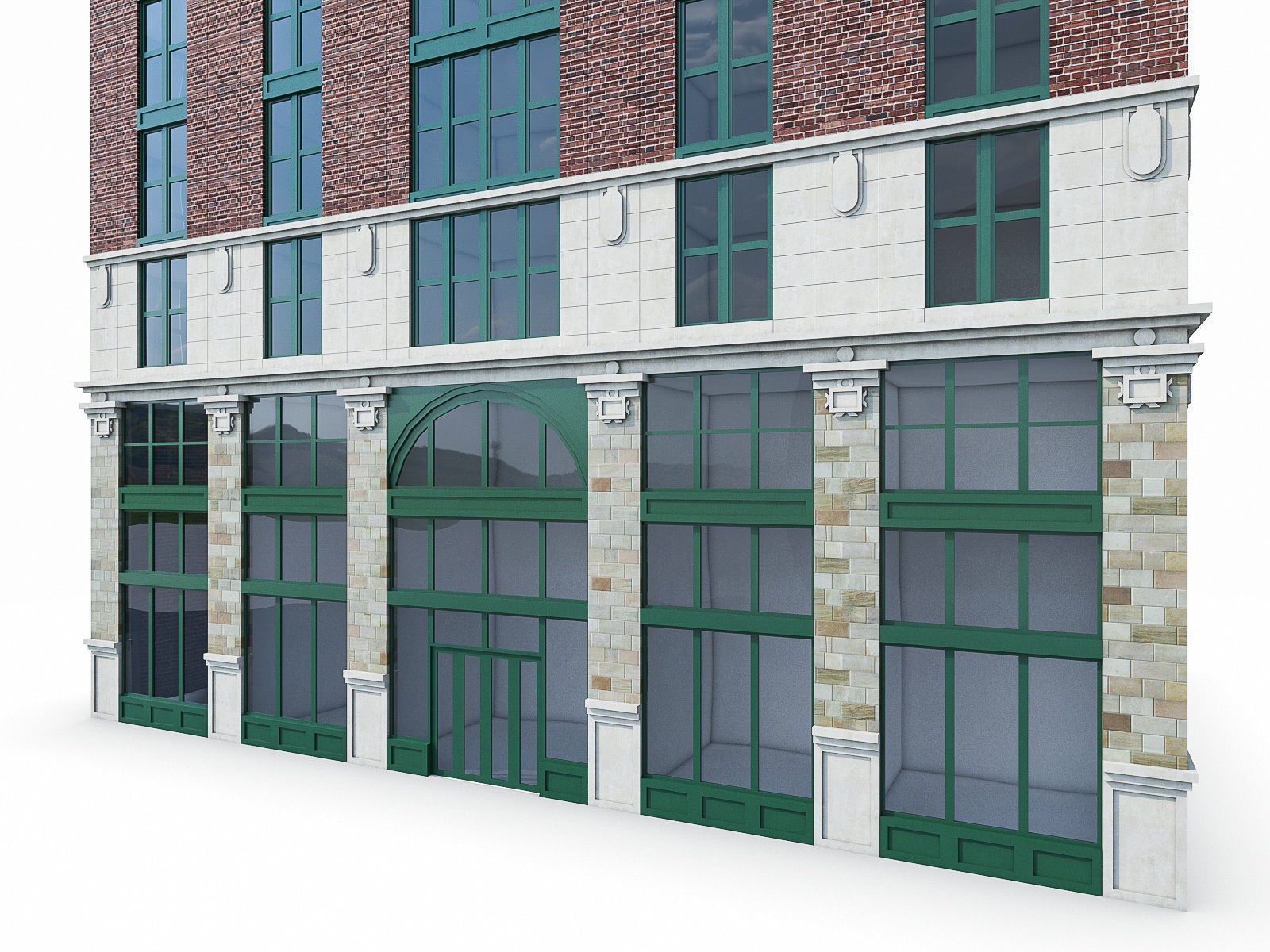 World Famous Buildings Collection - 12 Pack Low-poly 3D model_102