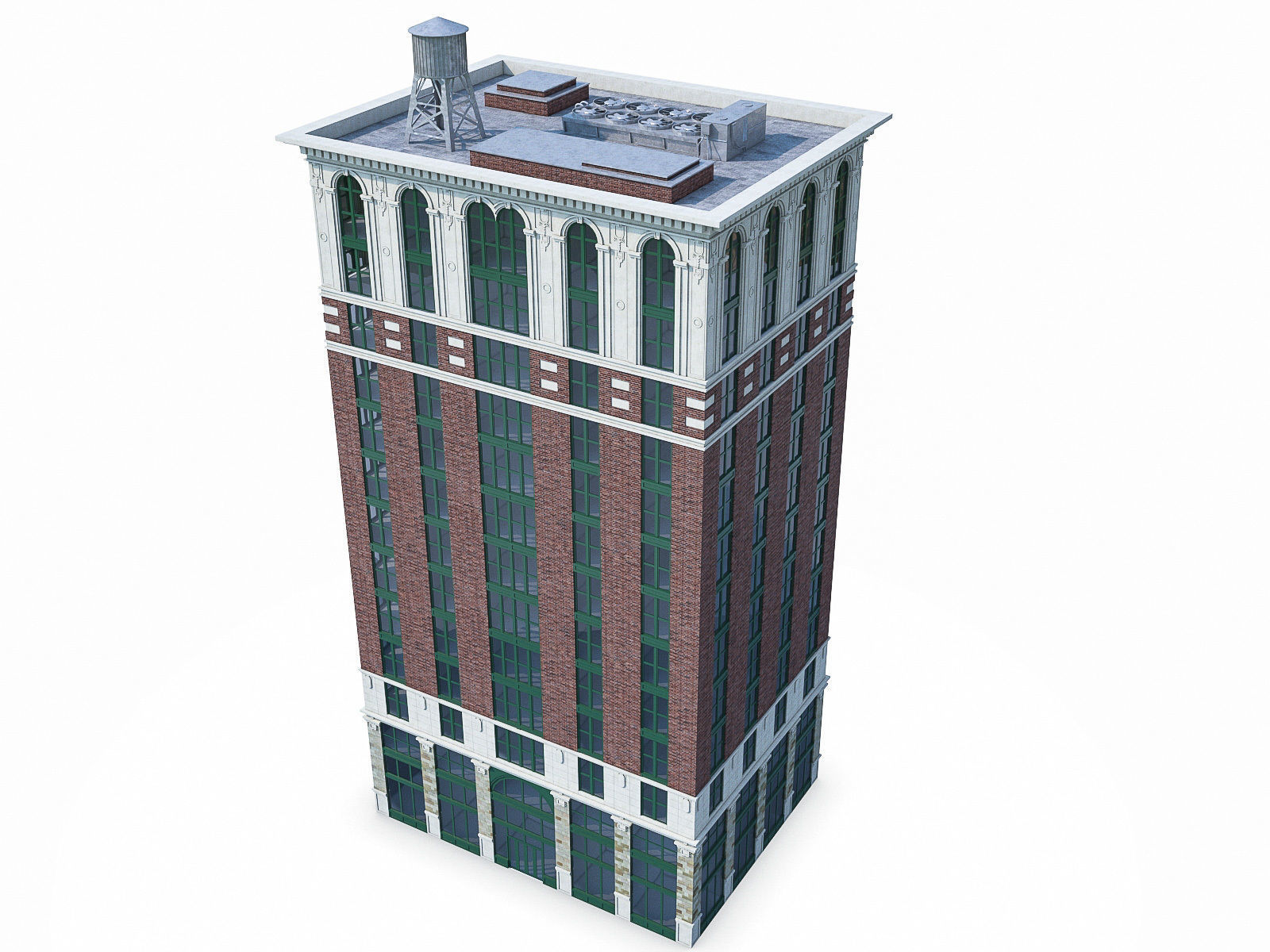 World Famous Buildings Collection - 12 Pack Low-poly 3D model_97