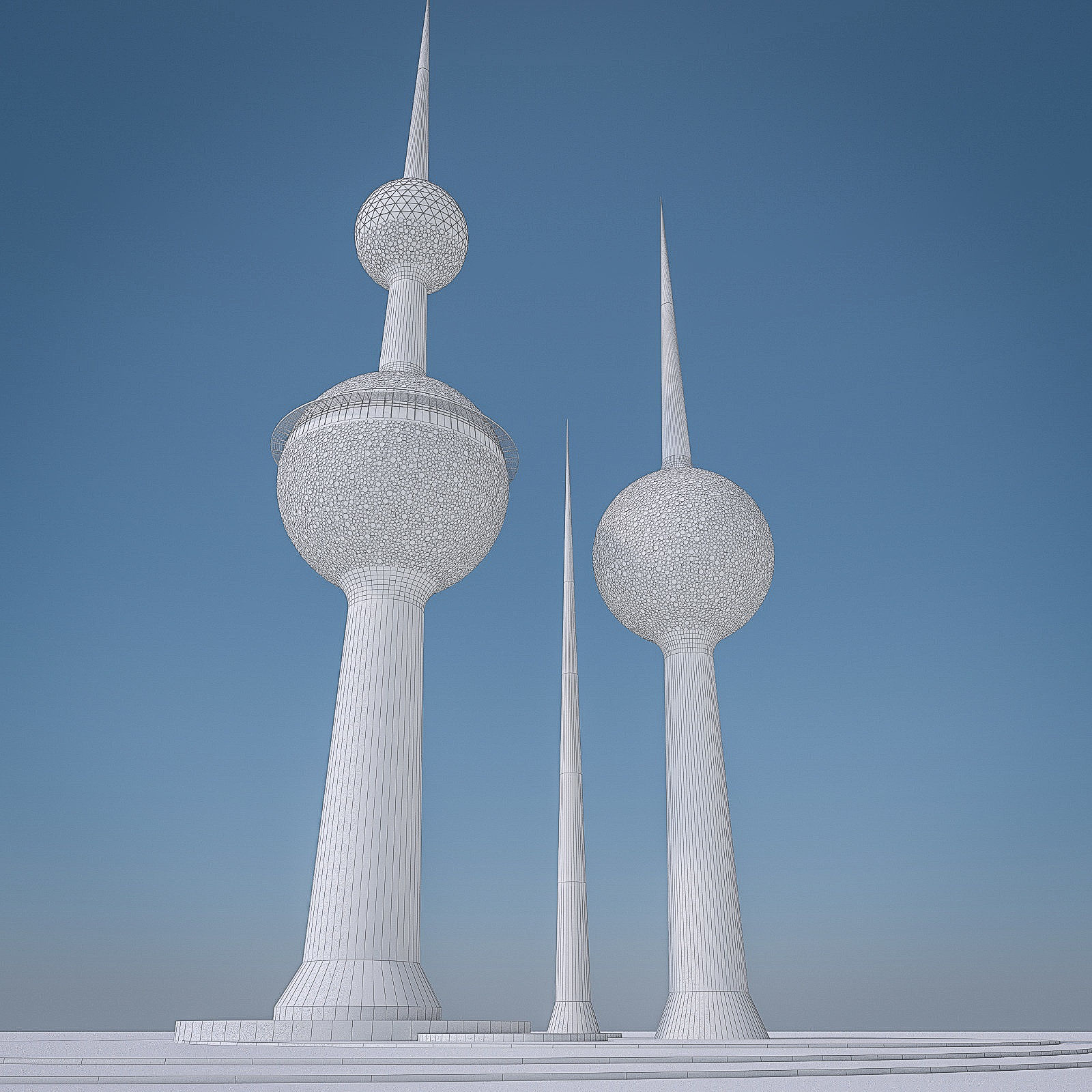 World Famous Buildings Collection - 12 Pack Low-poly 3D model_53