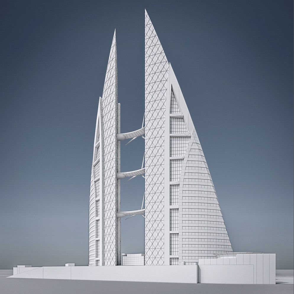 World Famous Buildings Collection - 12 Pack Low-poly 3D model_29
