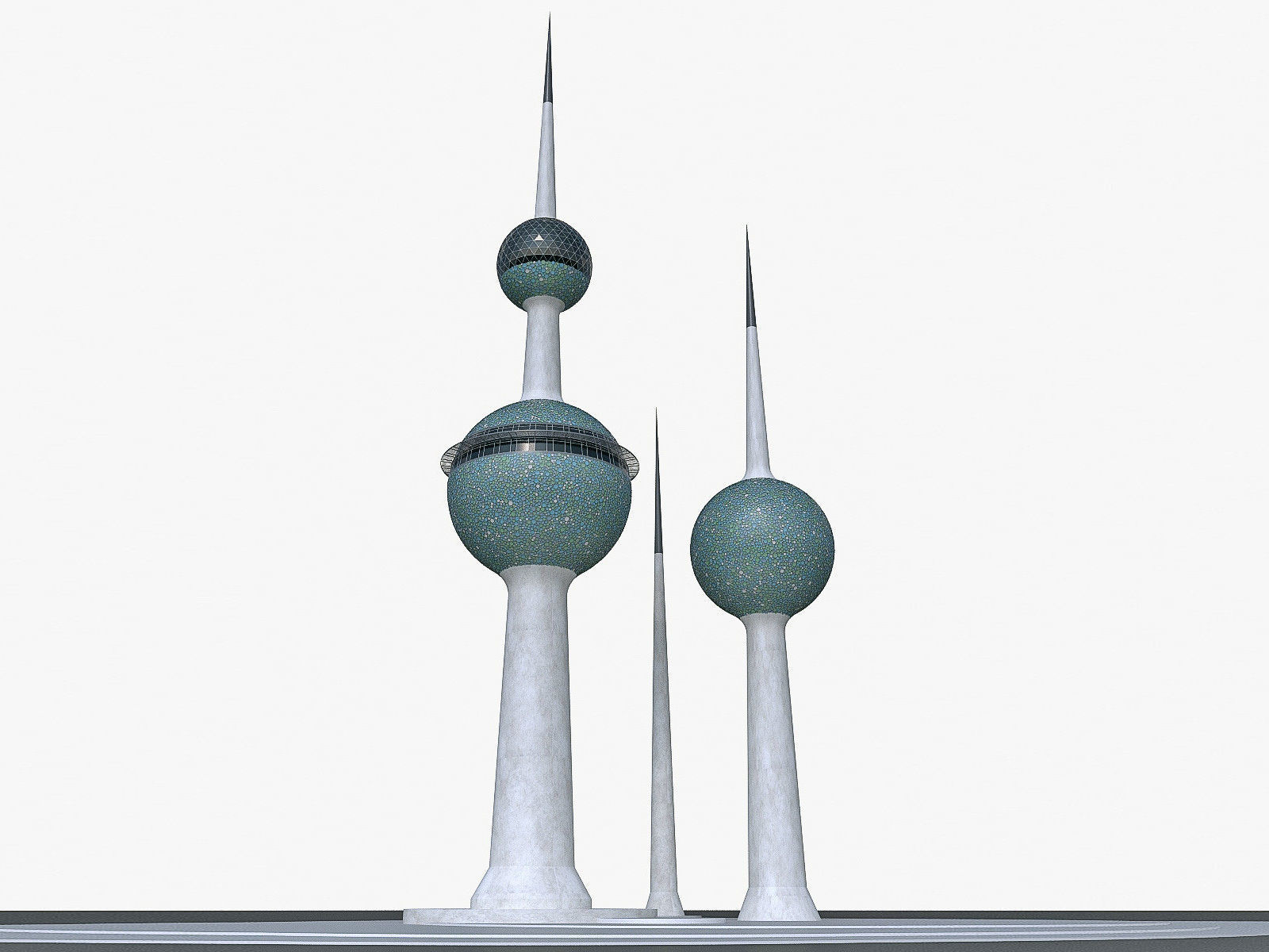 World Famous Buildings Collection - 12 Pack Low-poly 3D model_54