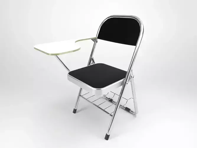 Kursi Kuliah - College Foldable Chair Free low-poly 3D model
