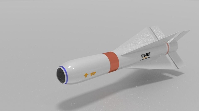 AGM-65 missile 3D model