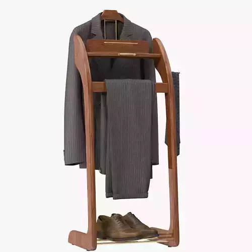 Windsor Wardrobe Valet Stand 3D model