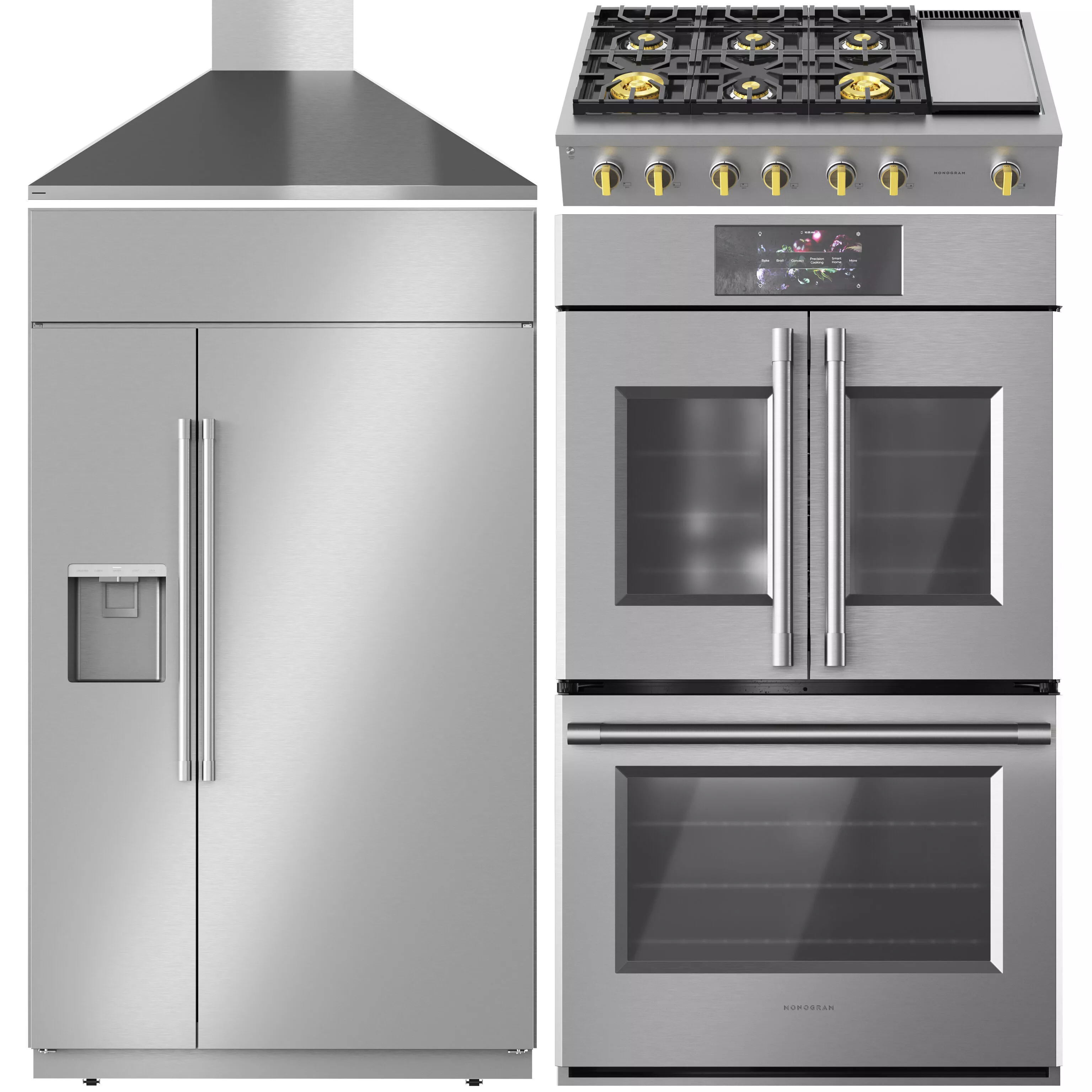 MONOGRAM Appliance ZGU486NDTSS ZTDX1FPSZS ZISS480DNS ZVIS481SRSS 3D model
