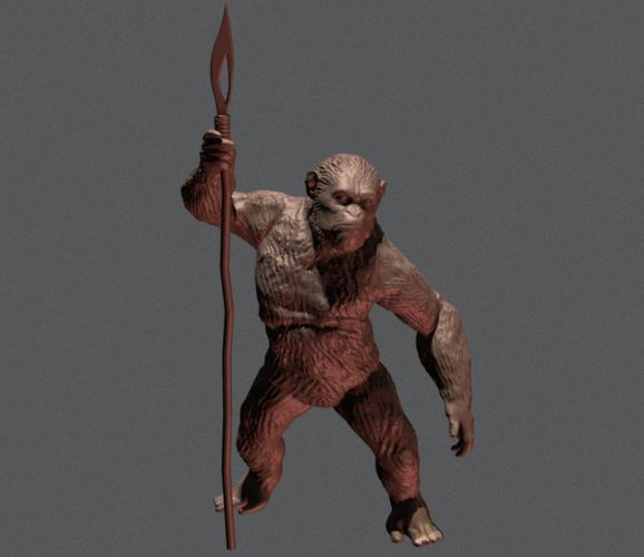 CAESAR FIGURE INSPIRITED FROM PLANET OF THE APES 3D print model