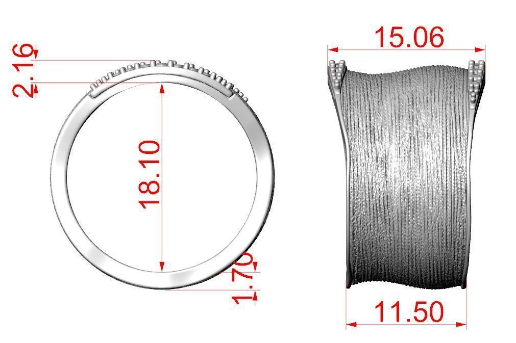 Ancient Ring 3D print model_7