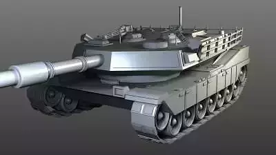 Low-Poly Tank armored