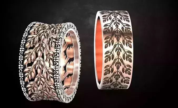 Wedding rings for a love couple 74