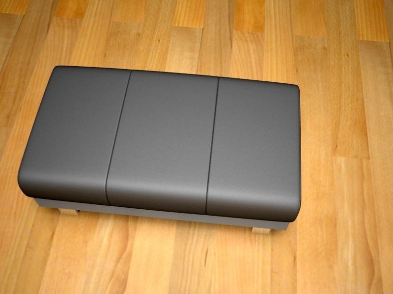 Chair leather 3D model_0