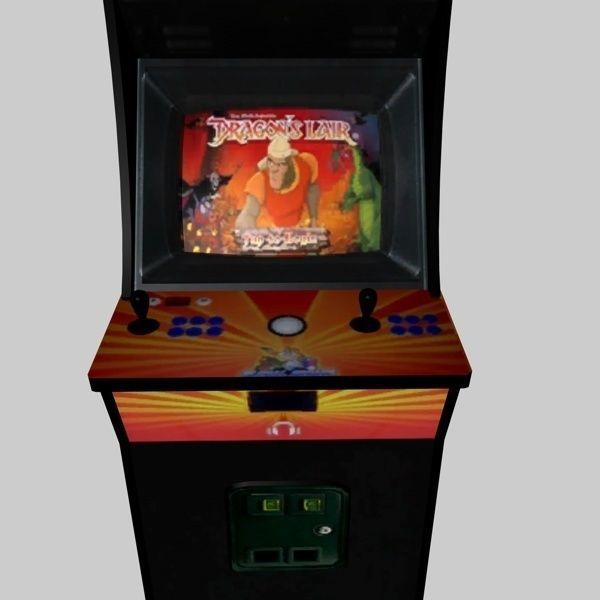 Arcade Game Low-poly 3D model_4