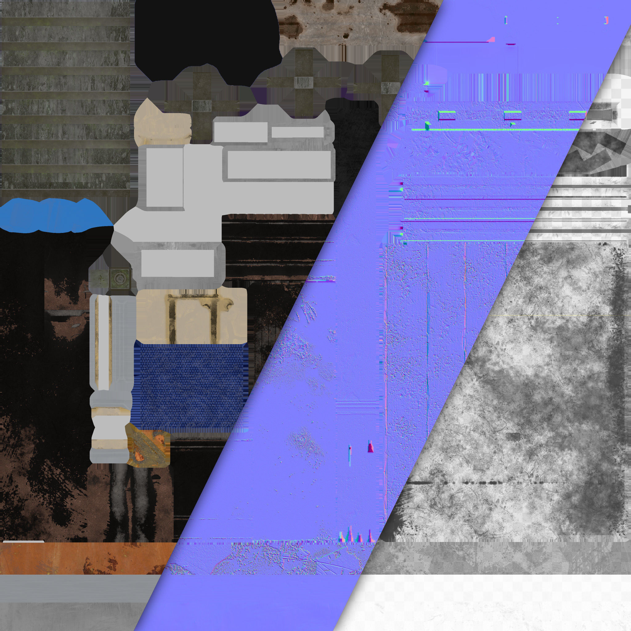 Railstation pack Low-poly 3D model_17