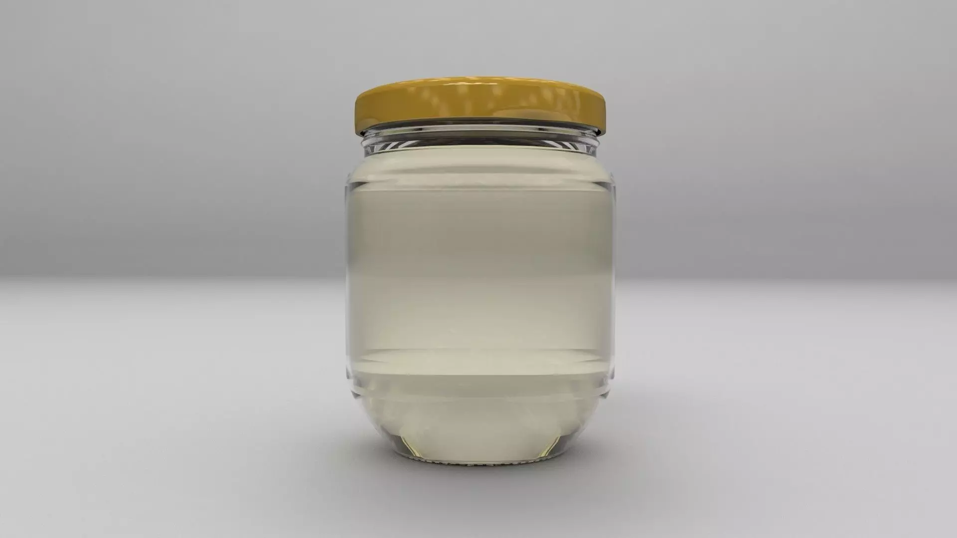 250 ml Glass Bottle Free 3D model_0